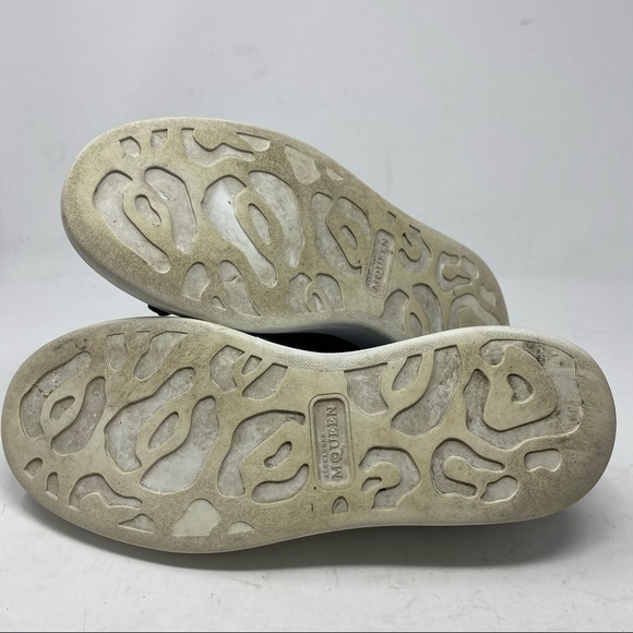 Alexander McQueen Larry Black Leather Platform Sneakers Size 41 - Picture 7 of 13